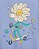 CAMISETA INFANTIL MENINA CARTERS AZUL MARGARIDA MANGA CURTA - Imagem 2