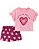 PIJAMA INFANTIL MENINA 2 PEÇAS CARTERS LOVE TO DREAM - Imagem 1