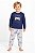 PIJAMA INFANTIL MENINO DADOMILE AZUL GAME CONTROLE - Imagem 1