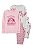PIJAMA MENINA CARTERS 4 PÇS ROSA READING MAGICAL - Imagem 1