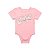 KIT 2 BODYS MENINA BARBIE ROSA E XADREZ ESTAMPA - Imagem 3