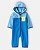 MACACAO FLEECE MENINO CARTERS AZUL COM GORRO BOLSO NEON - Imagem 2