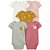 KIT 5 BODYS MENINA CARTERS FLORAL ANIMAIS - Imagem 1