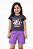 CONJ WONDER NATION CAMISETA UNICORNIO E SHORTS LILÁS - Imagem 1