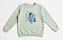 BLUSA MOLETOM VERDE STITCH - NACIONAL - Imagem 1