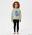 CONJUNTO BLUSA MOLETOM VERDE STITCH E LEGGING PRETA - NACIONAL - Imagem 1