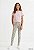 CONJUNTO CAMISETA ROSA E LEGGING BEGE FLOR - NACIONAL - Imagem 1