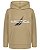 BLUSA MOLETOM NAUTICA BEGE LOGO BRANCO FORRADA FLEECE - Imagem 1