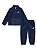 CONJ 2 PÇS MENINO NIKE JAQUETA E CALÇA AZUL MARINHO FLEECE - Imagem 1