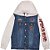 JAQUETA SPIDERMAN JEANS COM GORRO - Imagem 1