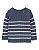 CARDIGAN BABY BGOSH AZUL LISTRAS BOTÃO - Imagem 1