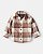 JAQUETA MENINO OSHKOSH XADREZ BEGE FORRADA FLEECE - Imagem 1