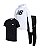 CONJ 3 PÇS MENINO NEW BALANCE MOLETOM BRANCO COM CALÇA E CAMISETA - Imagem 1