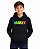 BLUSA MOLETOM HURLEY PRETO LOGO COLORIDA - Imagem 1