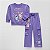 CONJ 2 PÇS MENINA DISNEY MOLETOM E CALÇA ROXO STITCH - Imagem 1