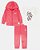 CONJ 3 PÇS MENINA UNDER ARMOUR PINK DRY FIT JAQUETA E CALÇA - Imagem 1