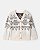 CARDIGAN OSHKOSH GEOMETRICO BEGE BOTÃO - Imagem 1