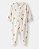 MACACAO MENINA CARTERS BEGE FLORES FLEECE - Imagem 1