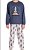PIJAMA 2 PÇS DADOMILE FOGUETE FORRADO FLEECE - Imagem 1