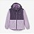 JAQUETA INFANTIL MENINA EDDIE BAUER DUPLA FACE LILÁS E LISTRADA - Imagem 1