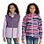 JAQUETA INFANTIL MENINA EDDIE BAUER DUPLA FACE LILÁS E LISTRADA - Imagem 2