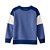 BLUSA MOLETOM MENINO CARTERS AZUL DETALHE BEGE - Imagem 1