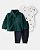 CONJ 3 PÇS MENINO CARTERS JAQUETA VERDE SHERPA - Imagem 1