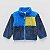 JAQUETA OKIE DOKIE SHERPA AZUL BOLSO NEON - Imagem 1