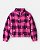 BLUSA SHERPA MENINA OSHKOSH PINK CORAÇÃO XADREZ - Imagem 1
