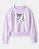 BLUSA MENINA OSHKOSH LILAS CORACAO FORRADA FLEECE - Imagem 1