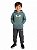 BLUSA MOLETOM UNDER ARMOUR VERDE LOGO NEON FORRADA FLEECE - Imagem 1