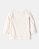 CONJ 3 PÇS MENINA CARTERS JARDINEIRA OFF WHITE FLOR VELUDO - Imagem 3