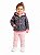 JAQUETA MENINA PENELOPE MACK CHUMBO FLOR FORRADA SHERPA - Imagem 1