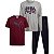 CONJ 3 PÇS MENINO PUMA 2 CAMISETAS E CALÇA DRY FIT - Imagem 1