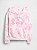 MOLETOM MENINA GAP ROSA FLORAL - Imagem 1