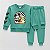 CONJ 2 PÇS MENINO DISNEY MICKEY MOLETOM VERDE - Imagem 1