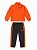 CONJ 2 PÇS MENINO ADIDAS LARANJA BLUSA FLEECE CALÇA DRY FIT - Imagem 1