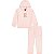 CONJ 2 PÇS MENINA TOMMY HILFIGER ROSA LOGO GLITER - Imagem 1