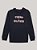 BLUSA MOLETOM TOMMY HILFIGER AZUL COM GORRO LOGO BORDADA - Imagem 1