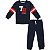 CONJ 2 PÇS MENINO TOMMY HILFIGER AZUL TH MOLETOM FORRADO - Imagem 1
