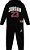 CONJ 2 PÇS MOLETOM AIR JORDAN PRETO FORRADO FLEECE - Imagem 1