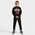 CONJ 2 PÇS MOLETOM AIR JORDAN PRETO FORRADO FLEECE - Imagem 2