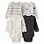 KIT 4 BODYS CARTERS CINZA E BEGE OVELHA - Imagem 1