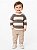 BLUSA LÃ OSHKOSH BEGE E MARROM LISTRAS - Imagem 1