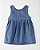 VESTIDO LITTLE PLANET JEANS REGATA BOLSO COM CALCINHA - Imagem 1