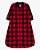 SACO DE DORMIR CARTERS FLEECE XADREZ VERMELHO - Imagem 1