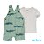 JARDINEIRA MENINO CARTERS VERDE JACARE COM CAMISETA - Imagem 1