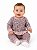 CONJ 2 PÇS MENINA NICOLE MILLER LEOPARDO ROSE - Imagem 1