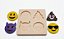 Molde De Silicone Resina Epoxi Emoji Com 4 - M - Cocozinho - Imagem 3