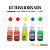 Pigmento Epóxi Translúcido Neon - Kit Completo 5 cores - 10g - Vip Resinas - Imagem 3